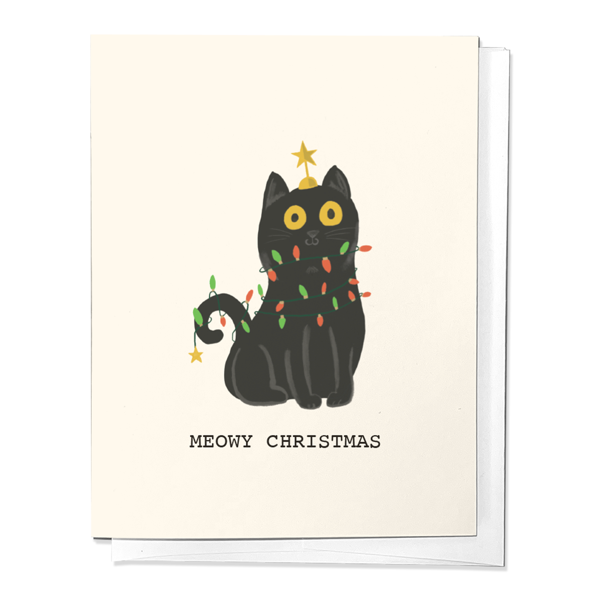 Have a Meowy Christmas Holiday Cat Kitten Greeting Card – ParcelIsland