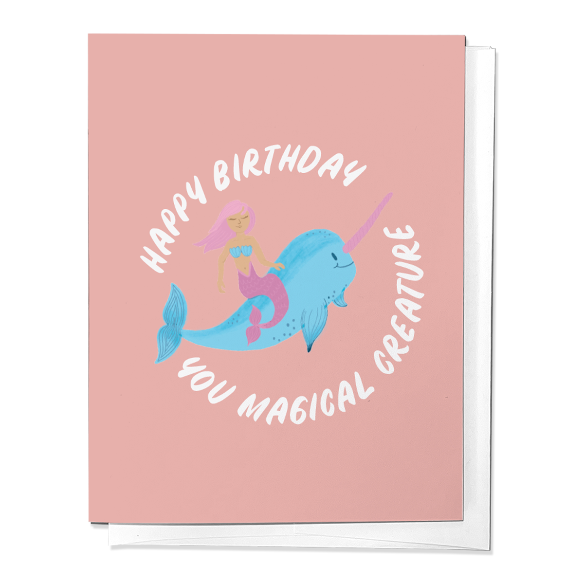 Happy Birthday Magical Creature Greeting Card  ParcelIsland
